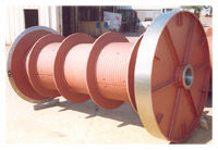 Wire Rope Or Cable Sling Type LBS Grooved Multipartdrum Weldment  for Industrial Applications