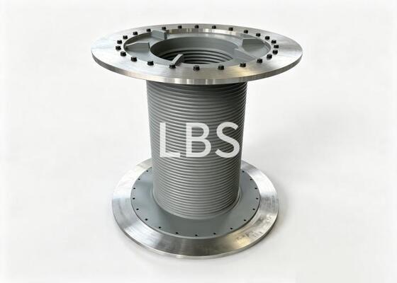 Precision Groove Layout Heavy‑Duty Winch Drum Left‑Hand Lebus Wire Rope Drum