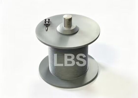Lebus Double‑fold Groove Drum Q345B Left‑hand 45° For Construction Machinery