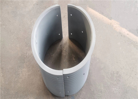 Custom Carbon Steel Lebus Sleeve Half Split For Crane Winch Drum Winding Wire Rope