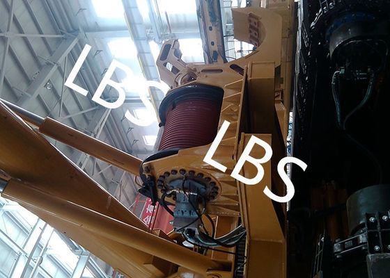 Electric / Hydraulic Crawler Crane Winch Crane Windlass Groove Drum