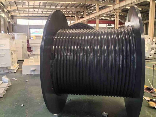 Cold-resistant Steel Q355D Material Cable Winding Drum Main Components Of Tower Crane