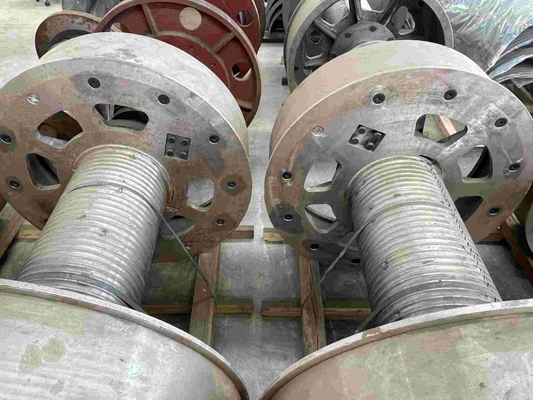 Split Type Professional LBS Winch Drums Heavy Machinery Field