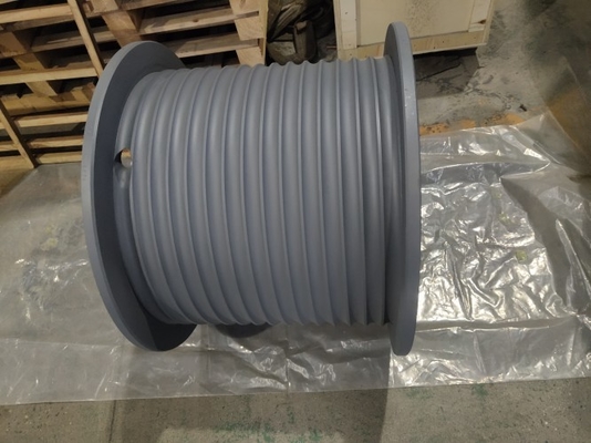 Carbon Steel Lebus Grooved Drum For Cranes Heavy Lifting Equipment