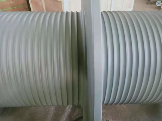 Grooved Drum For Tower Crane Hoist Winches or For Crane Lifting