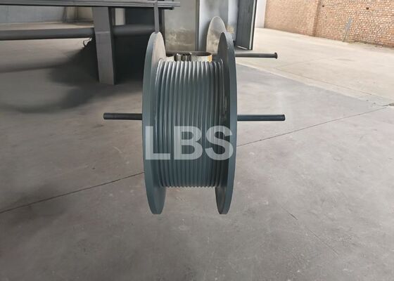 Single Wire Rope Barrel Double-fold Line Rope Groove Double Side Flanges For Lifting Winch Equipment