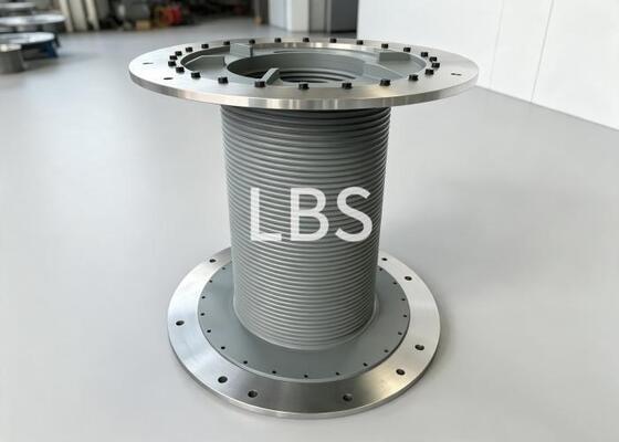 Precision Groove Layout Heavy‑Duty Winch Drum Left‑Hand Lebus Wire Rope Drum