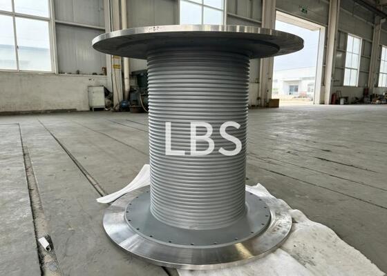 Precision Groove Layout Heavy‑Duty Winch Drum Left‑Hand Lebus Wire Rope Drum