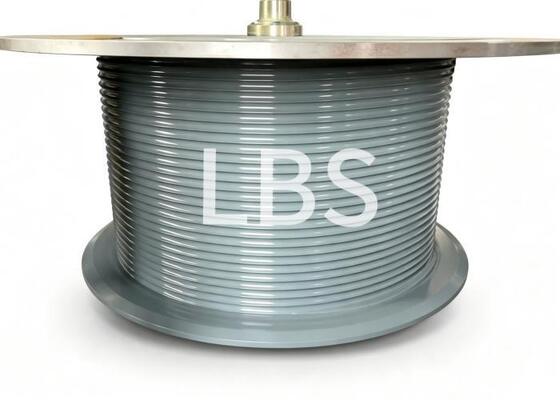 RIGHT-HAND 40° Carbon Steel Lebus Grooved Drum For Heavy Duty Lifting