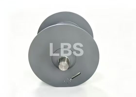 Lebus Double‑fold Groove Drum Q345B Left‑hand 45° For Construction Machinery