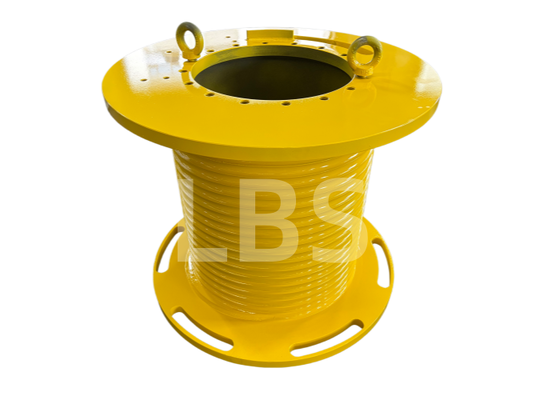 Heavy‑Duty Welded Double‑Folded Lebus Groove Drum, Wire Rope Drum for Marine Winch